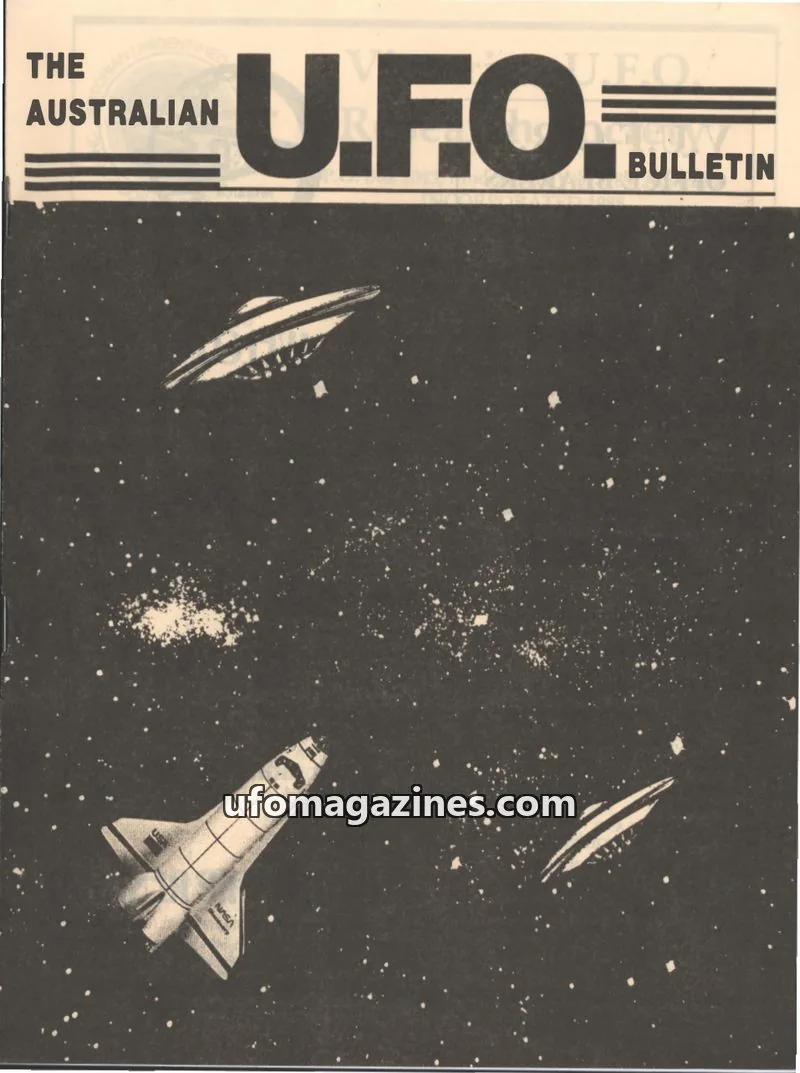 Cover of Victorian U.F.O. Research Society issue DECEMBER 2000: THE AUSTRALIAN U.F.O. BULLETIN
