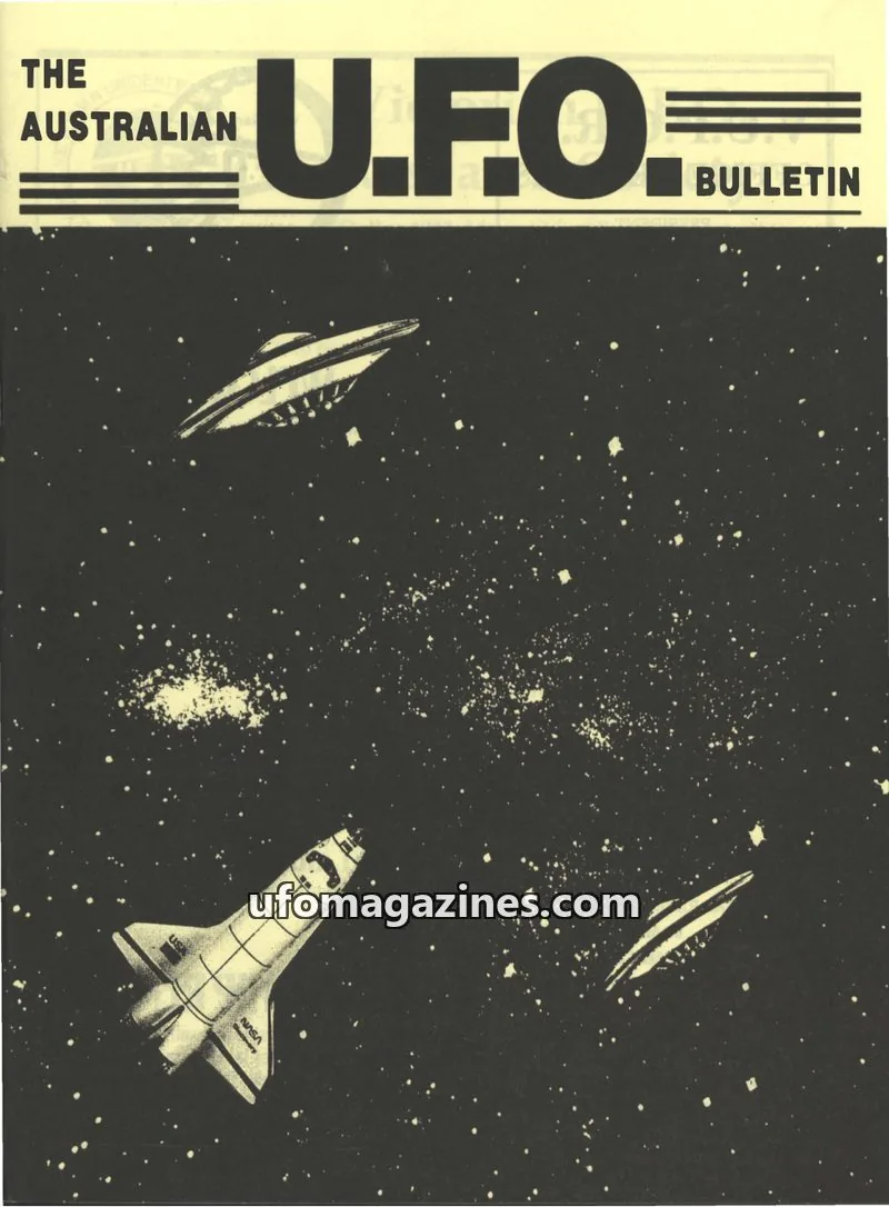 Cover of Australian UFO Bulletin issue SEPTEMBER 2001: THE AUSTRALIAN U.F.O. BULLETIN