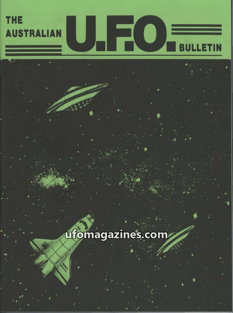 Cover of Victorian U.F.O. Research Society issue SEPTEMBER 2002: THE AUSTRALIAN U.F.O. BULLETIN