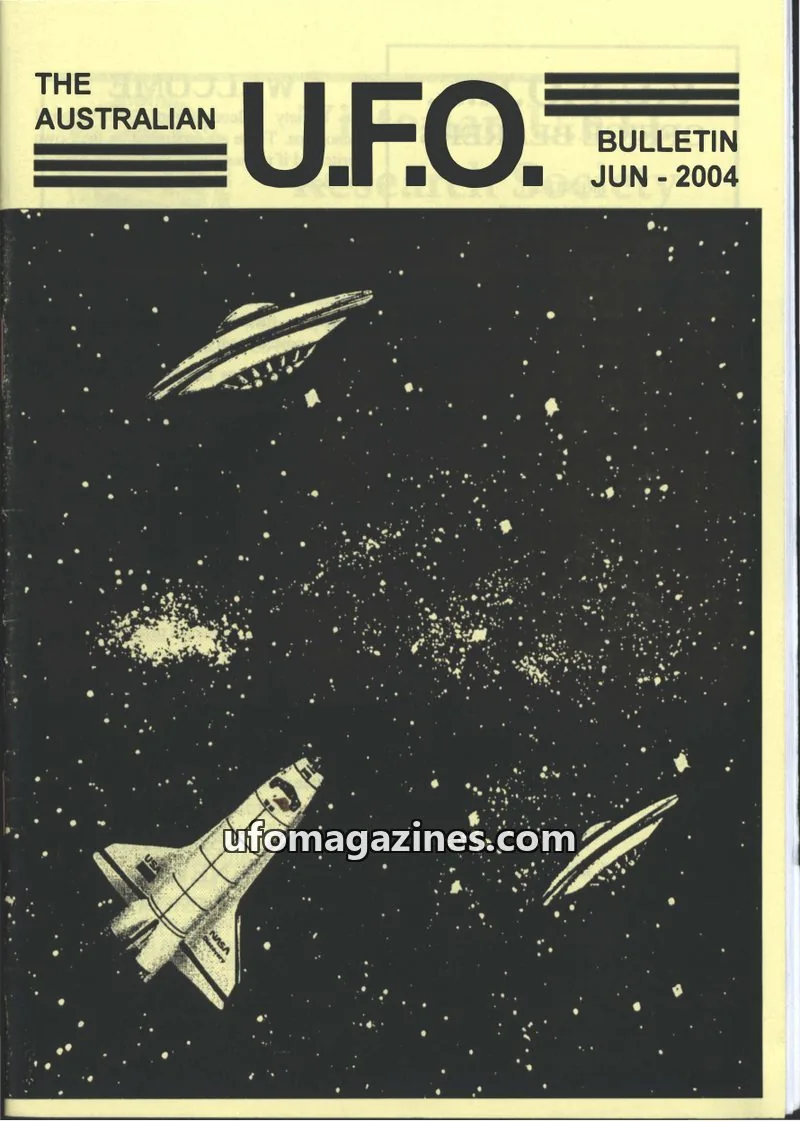 Cover of Victorian U.F.O. Research Society issue 38: THE AUSTRALIAN U.F.O. BULLETIN