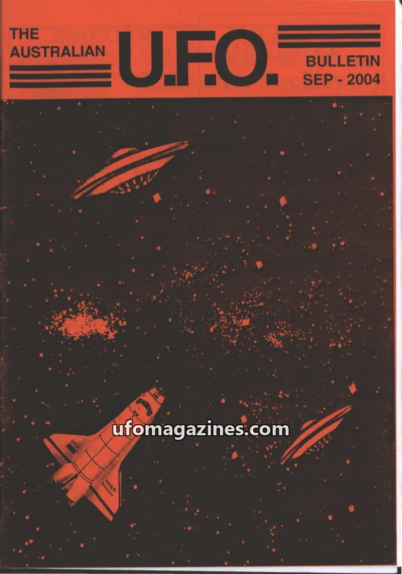 Cover of Victorian U.F.O. Research Society issue SEP - 2004: THE AUSTRALIAN U.F.O. BULLETIN