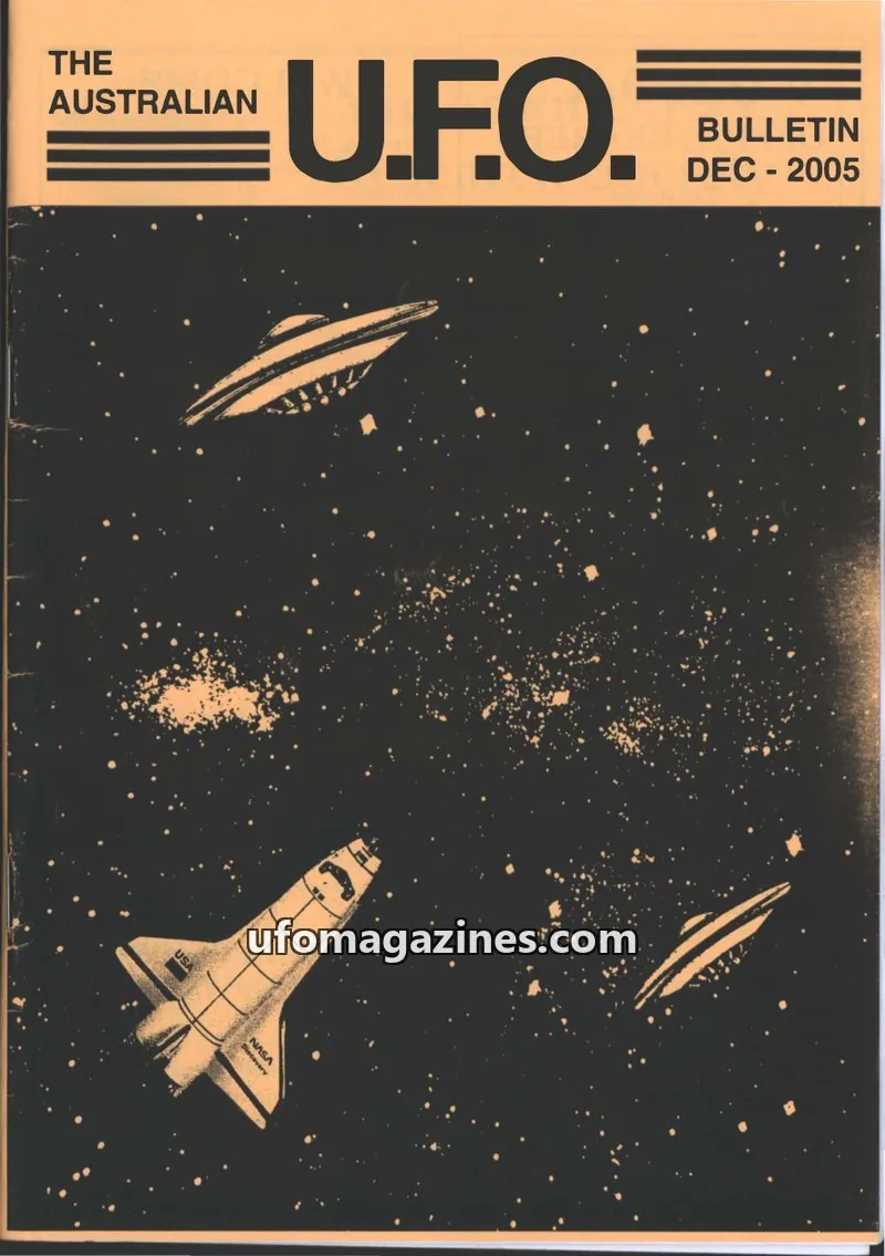 Cover of VUFORS issue DECEMBER 2005: THE AUSTRALIAN U.F.O. BULLETIN