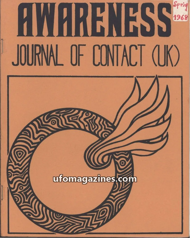Cover of Awareness (Contact UK) issue Spring 1968: AWARENESS JOURNAL OF CONTACT (UK)