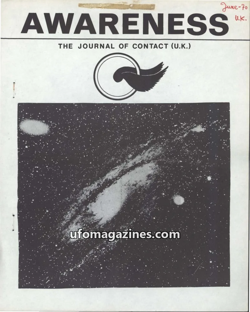 Cover of Awareness (Contact UK) issue JUNE 1970: AWARENESS