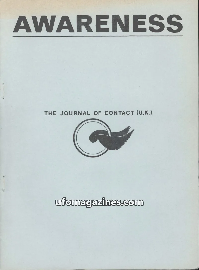 Cover of Awareness (Contact UK) issue MARCH, 1971: AWARENESS