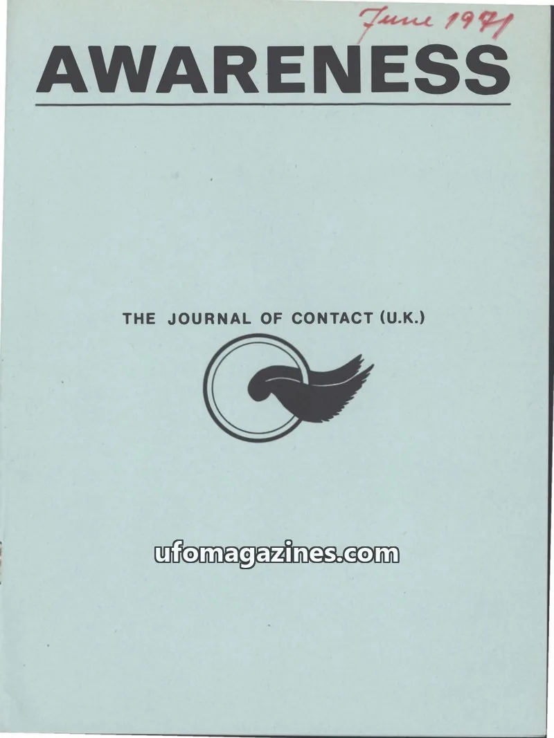 Cover of Awareness (Contact UK) issue June: AWARENESS