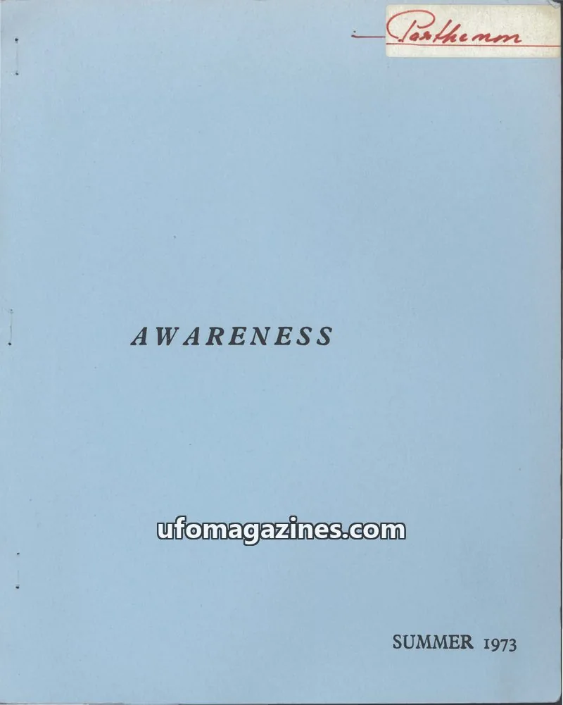 Cover of Awareness (Contact UK) issue no:2: AWARENESS