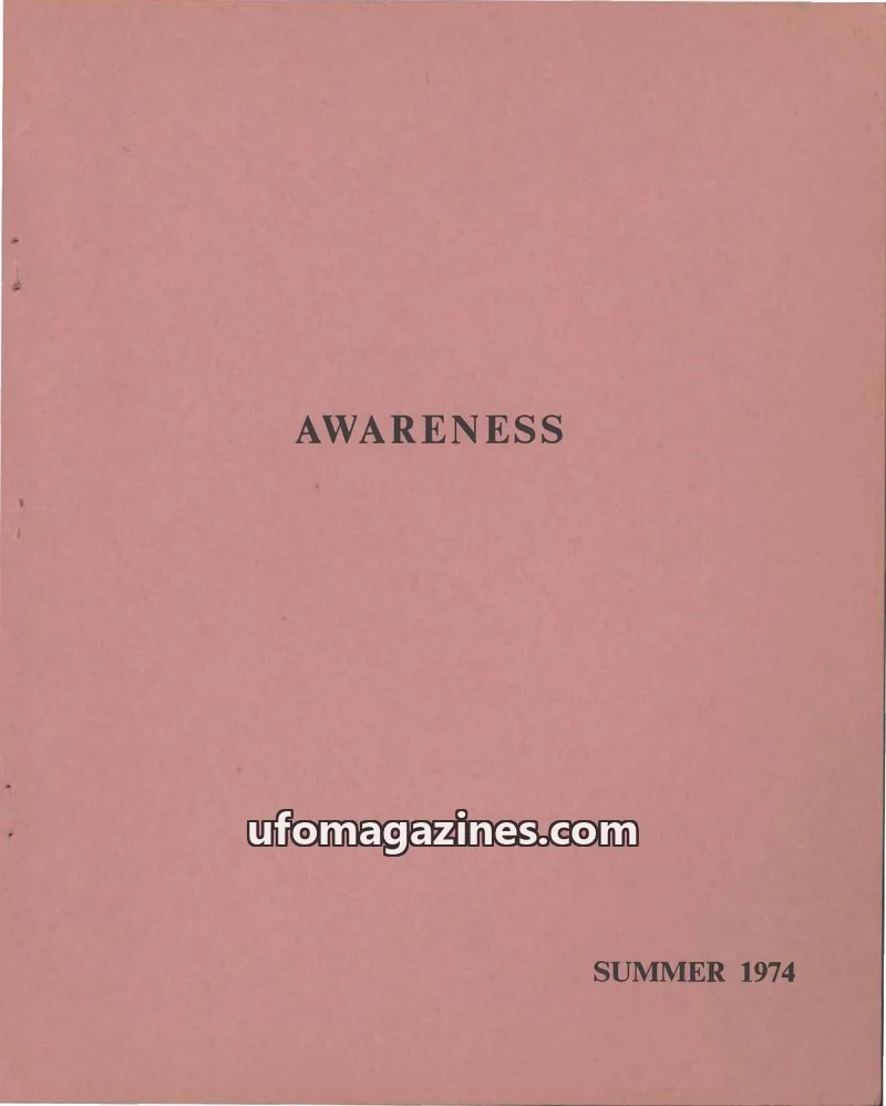 Cover of Awareness (Contact UK) issue Volume 3, no:2: AWARENESS