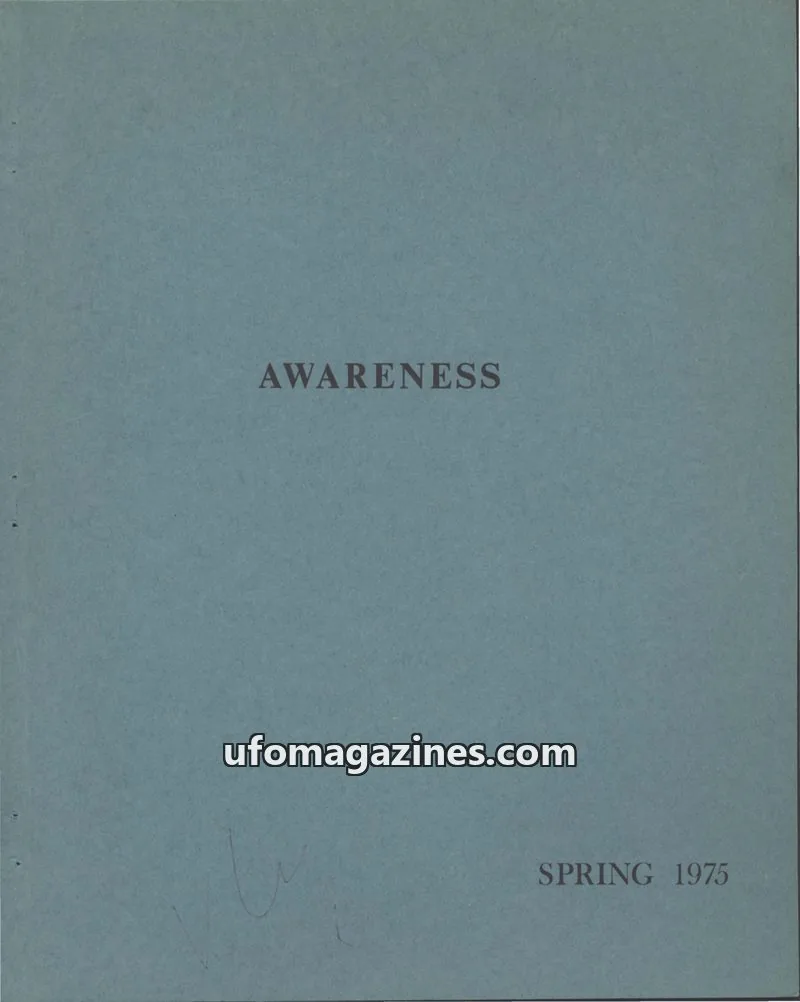Cover of Awareness (Contact UK) issue 1: AWARENESS