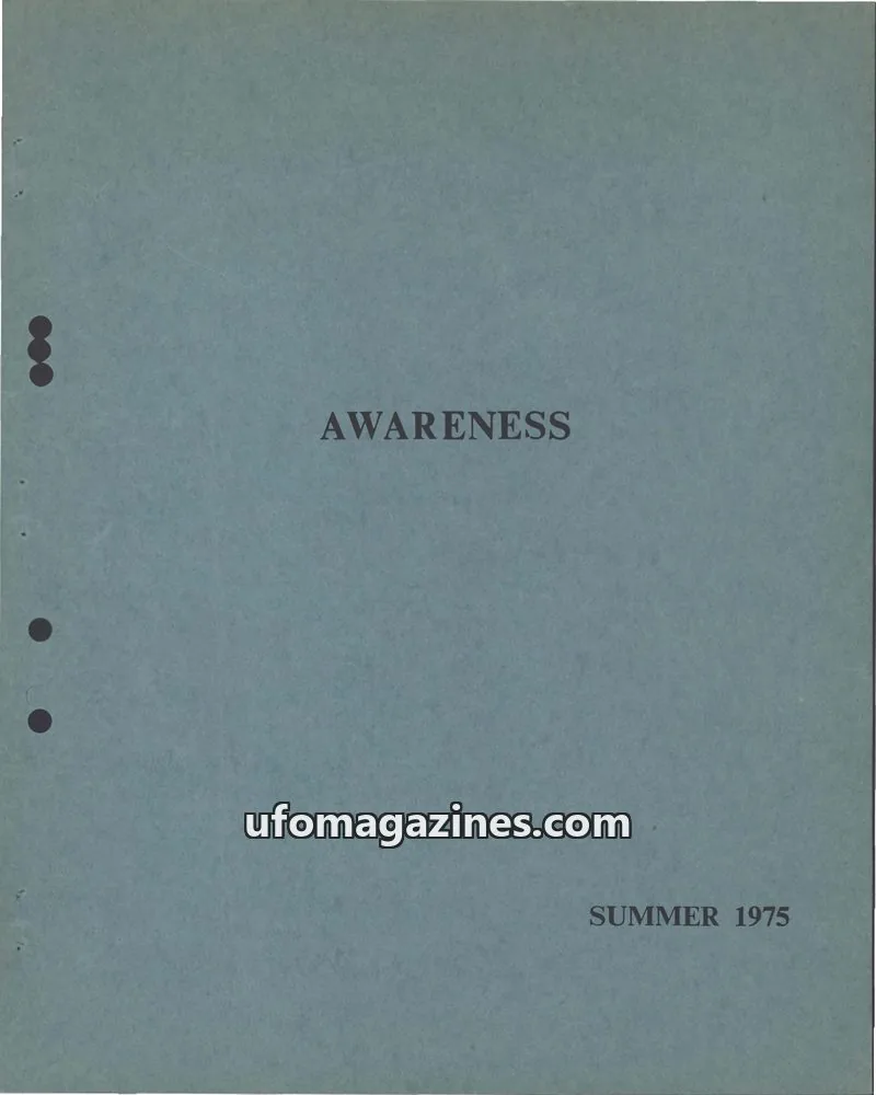 Cover of Awareness (Contact UK) issue no: 2: AWARENESS