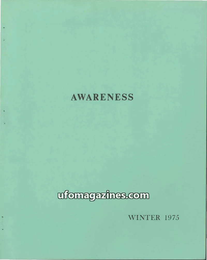 Cover of Awareness (Contact UK) issue no:4: AWARENESS