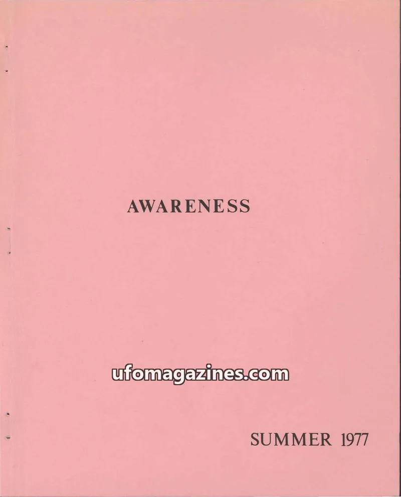 Cover of Awareness (Contact UK) issue No.2: AWARENESS