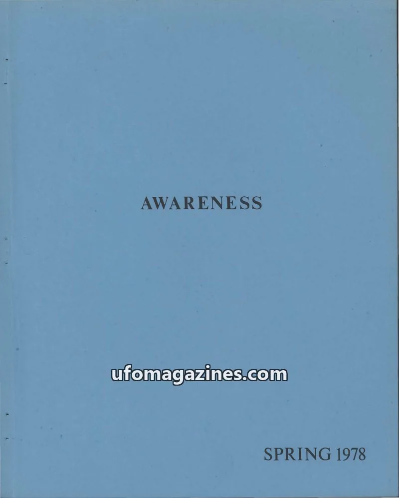 Cover of Awareness (Contact UK) issue no:1: AWARENESS