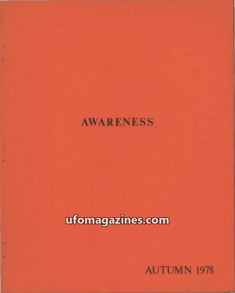 Cover of Awareness (Contact UK) issue 3: AWARENESS