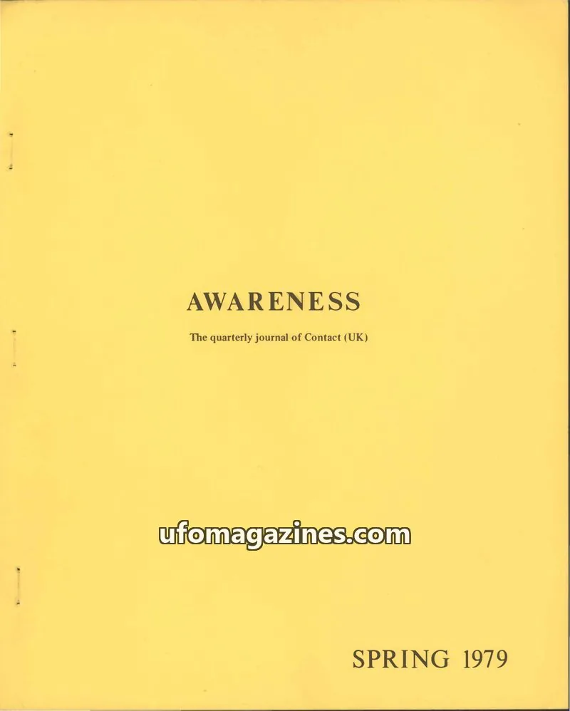 Cover of Awareness (Contact UK) issue 1: AWARENESS