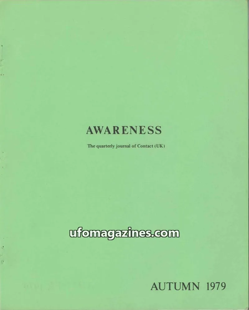Cover of Awareness (Contact UK) issue 3: AWARENESS
