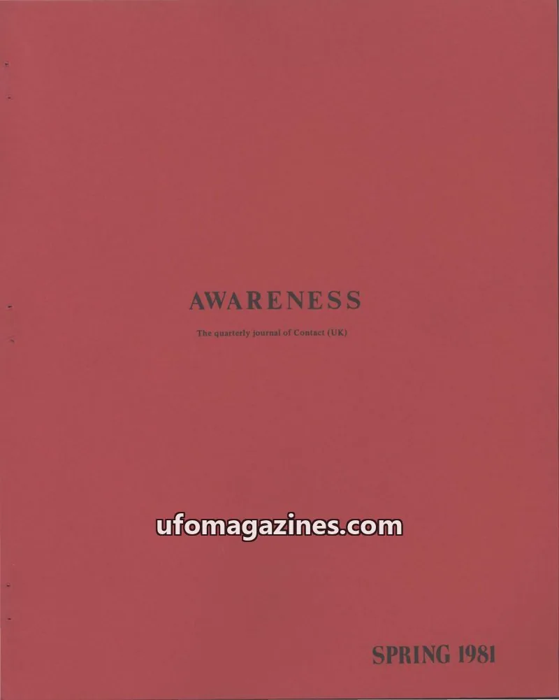 Cover of Awareness (Contact UK) issue 1: AWARENESS
