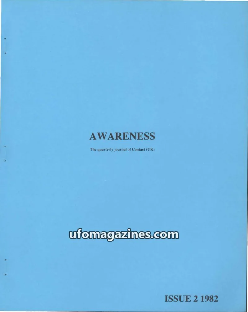 Cover of Awareness (Contact UK) issue 2: AWARENESS