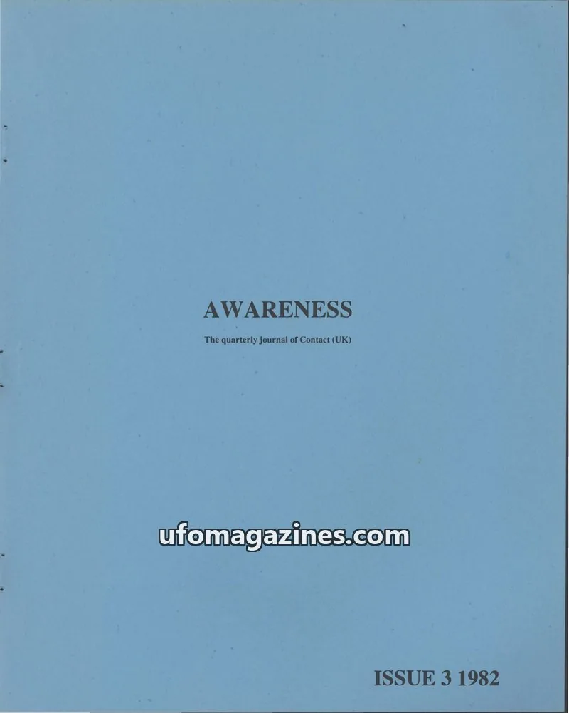 Cover of Awareness (Contact UK) issue 3: AWARENESS