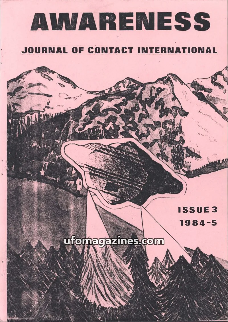 Cover of Awareness (Contact UK) issue 3: AWARENESS