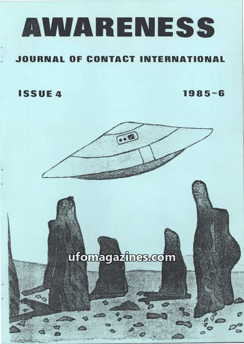 Cover of Awareness (Contact UK) issue 4: AWARENESS