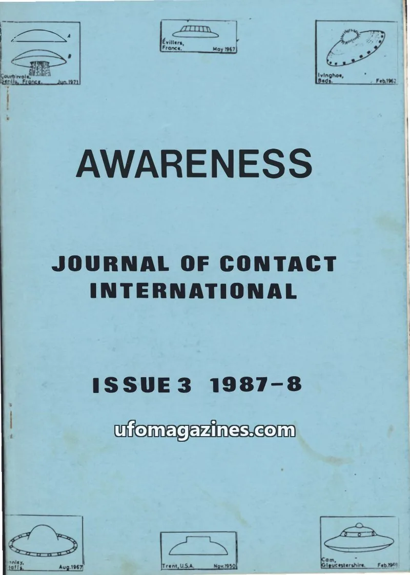 Cover of Awareness (Contact UK) issue 3 1987-8: AWARENESS