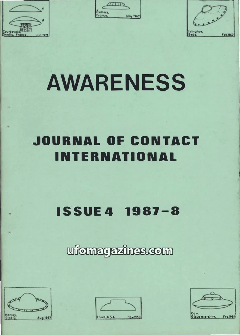 Cover of Awareness (Contact UK) issue 4: AWARENESS