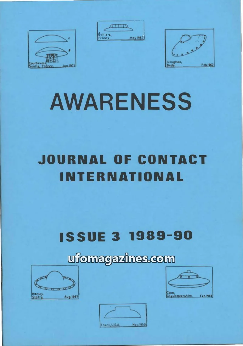 Cover of Awareness (Contact UK) issue 3: AWARENESS