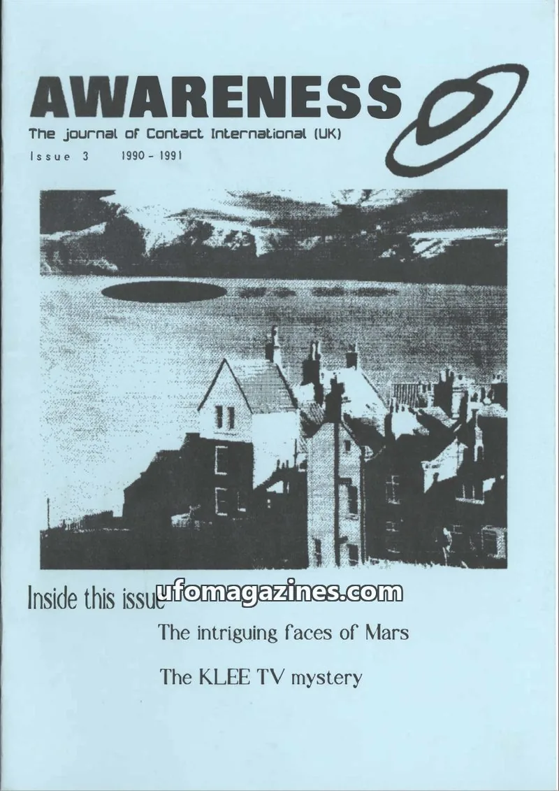 Cover of Awareness (Contact UK) issue 3: AWARENESS