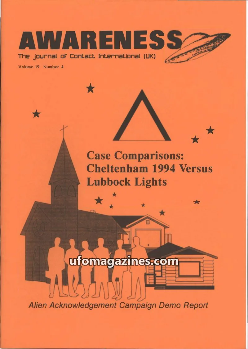 Cover of Awareness (Contact UK) issue 4: AWARENESS