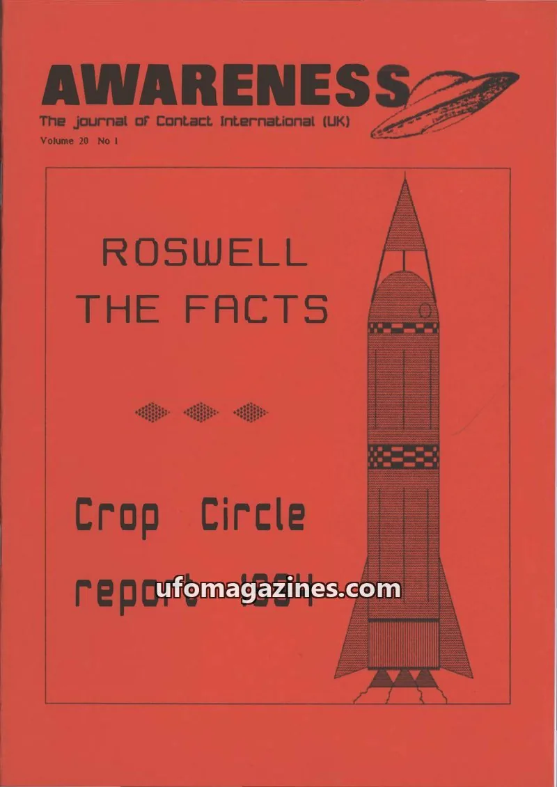 Cover of Awareness (Contact UK) issue No 1: AWARENESS