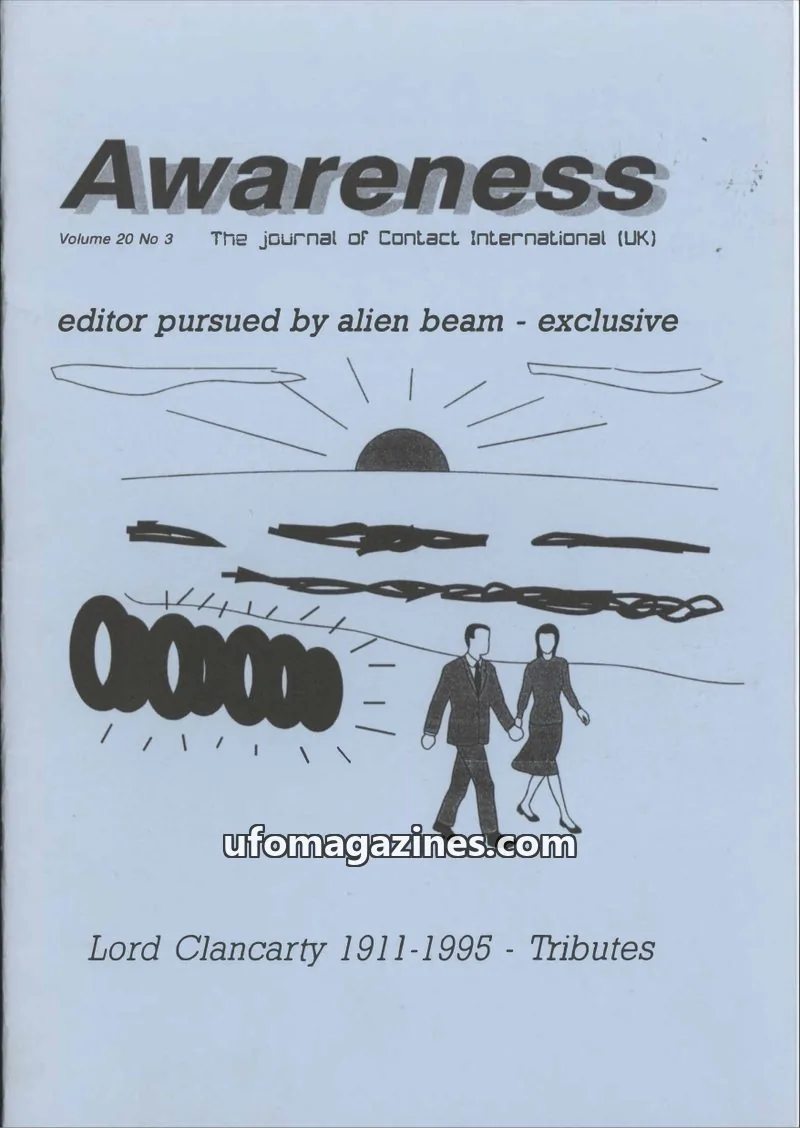 Cover of Awareness (Contact UK) issue Volume 20 No 3: Awareness