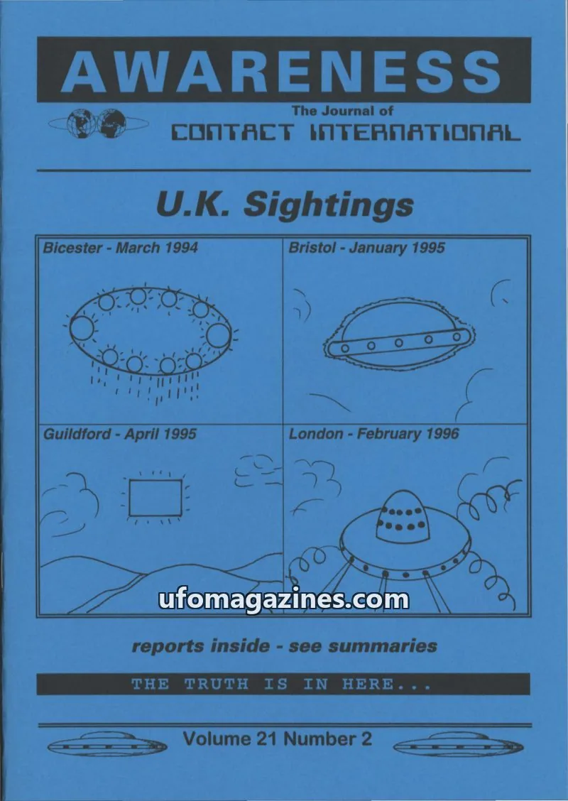 Cover of Awareness (Contact UK) issue Volume 21 Number 2: AWARENESS