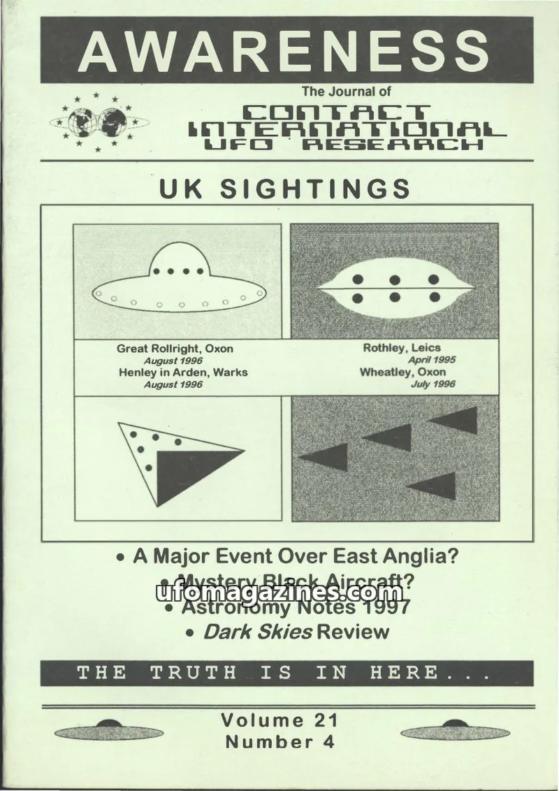 Cover of Awareness (Contact UK) issue 4: AWARENESS