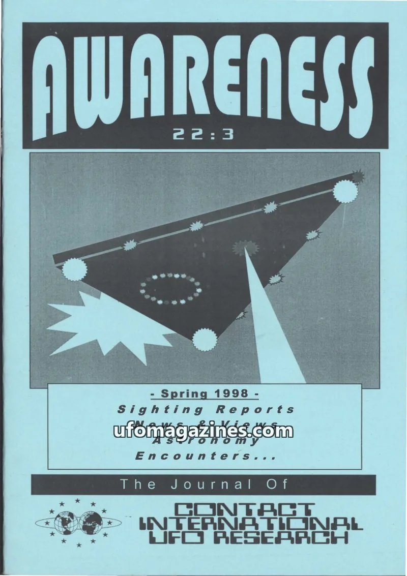 Cover of Awareness (Contact UK) issue 22:3: AWARENESS