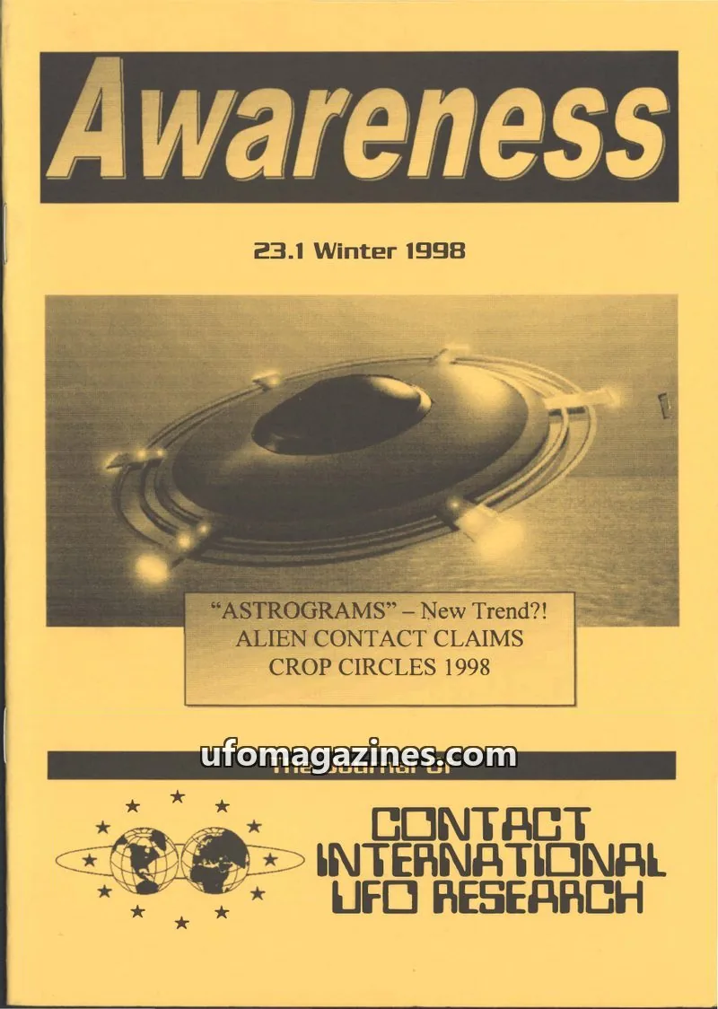 Cover of Awareness (Contact UK) issue 23.1: Awareness