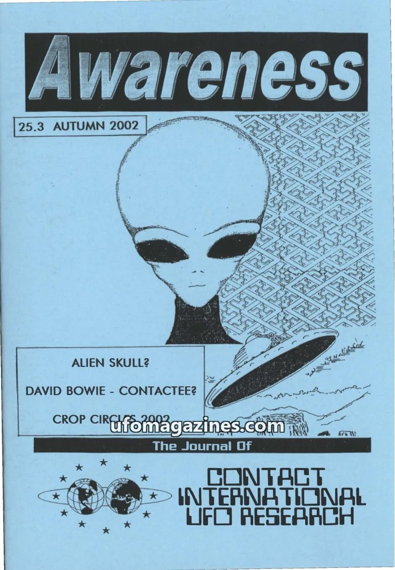 Cover of Awareness (Contact UK) issue 25.3: Awareness