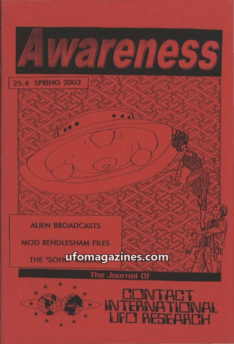 Cover of Awareness (Contact UK) issue 25.4: Awareness