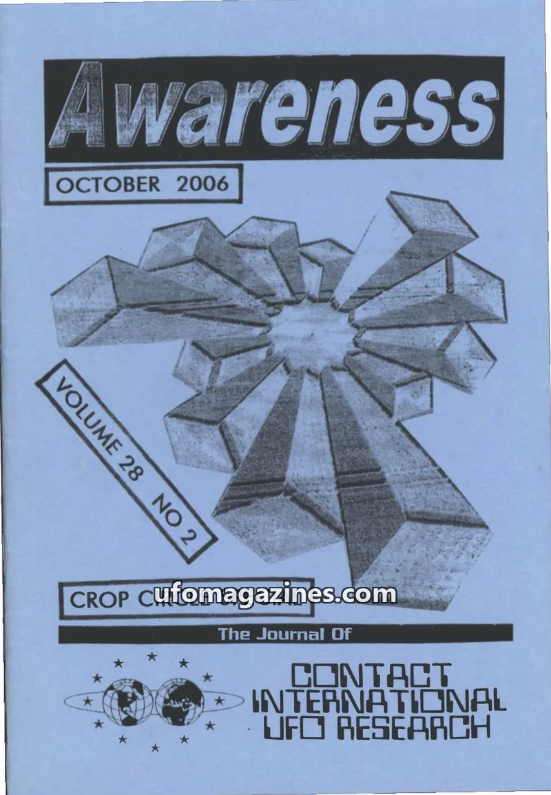 Cover of Awareness (Contact UK) issue 2: Awareness