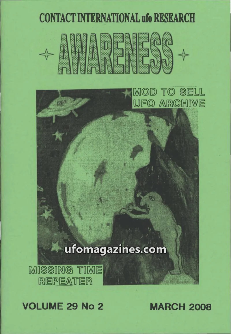 Cover of Awareness (Contact UK) issue Volume 29 No 2: AWARENESS