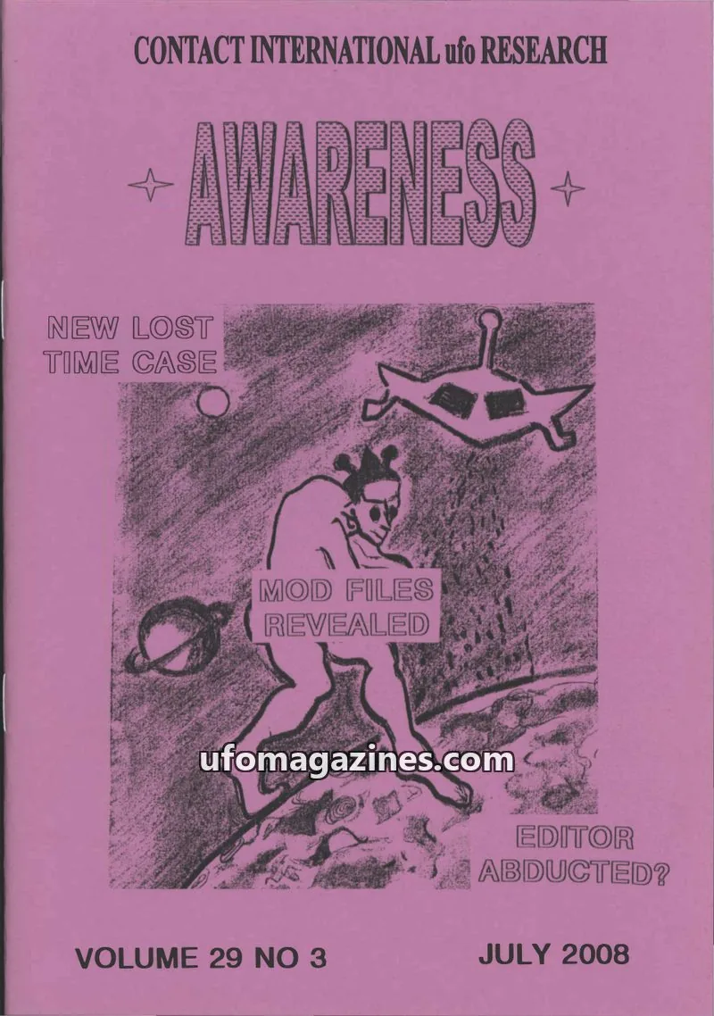 Cover of Awareness (Contact UK) issue 29 NO 3: AWARENESS