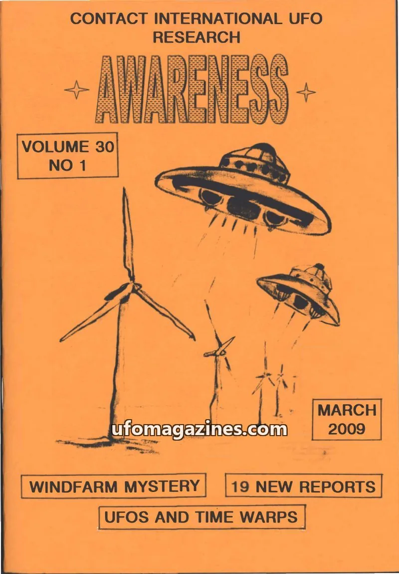 Cover of Awareness (Contact UK) issue NO 1: AWARENESS