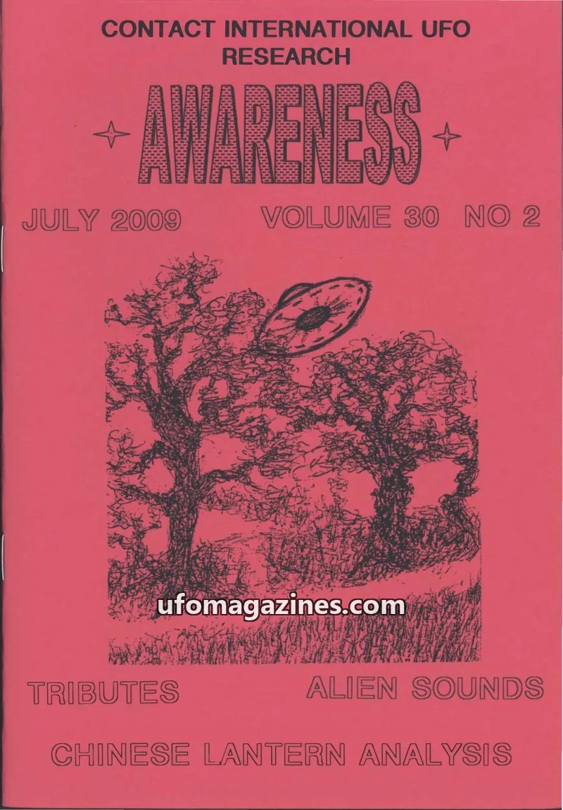 Cover of Awareness (Contact UK) issue NO 2: AWARENESS