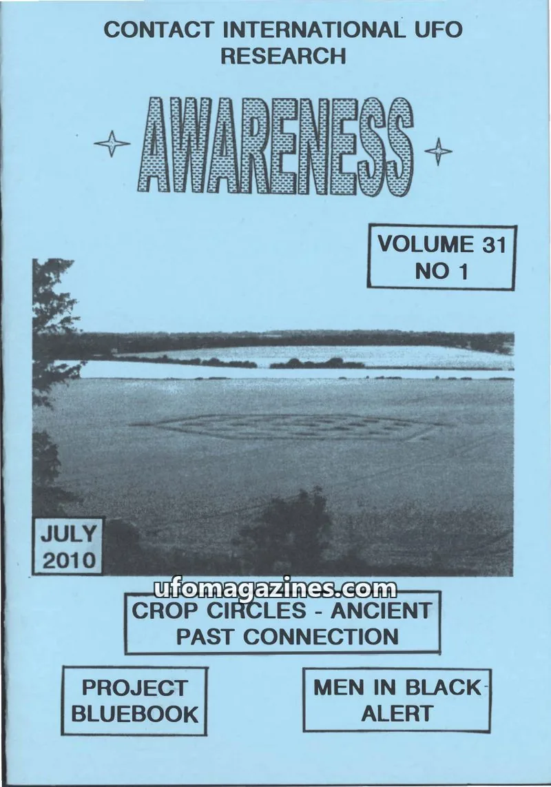 Cover of Awareness (Contact UK) issue 1: AWARENESS