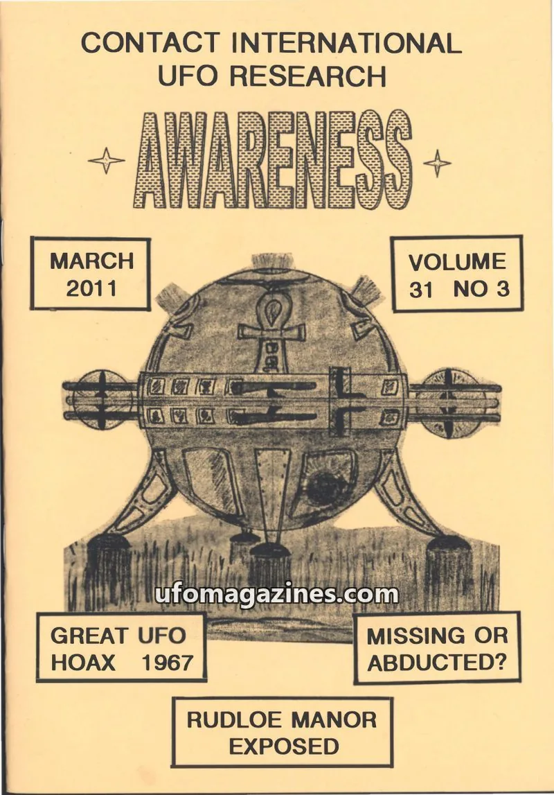 Cover of Awareness (Contact UK) issue 31 NO 3: AWARENESS