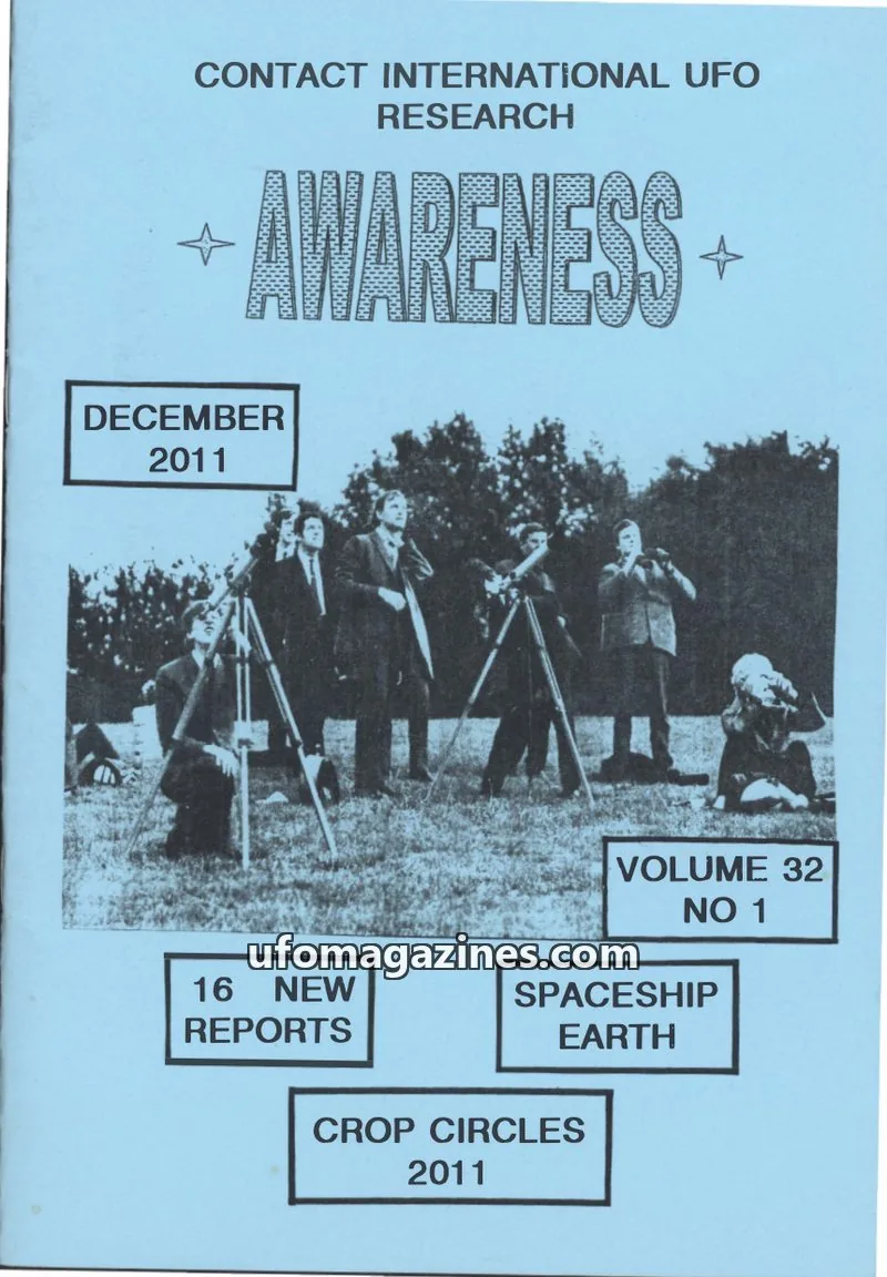 Cover of Awareness (Contact UK) issue NO 1: AWARENESS