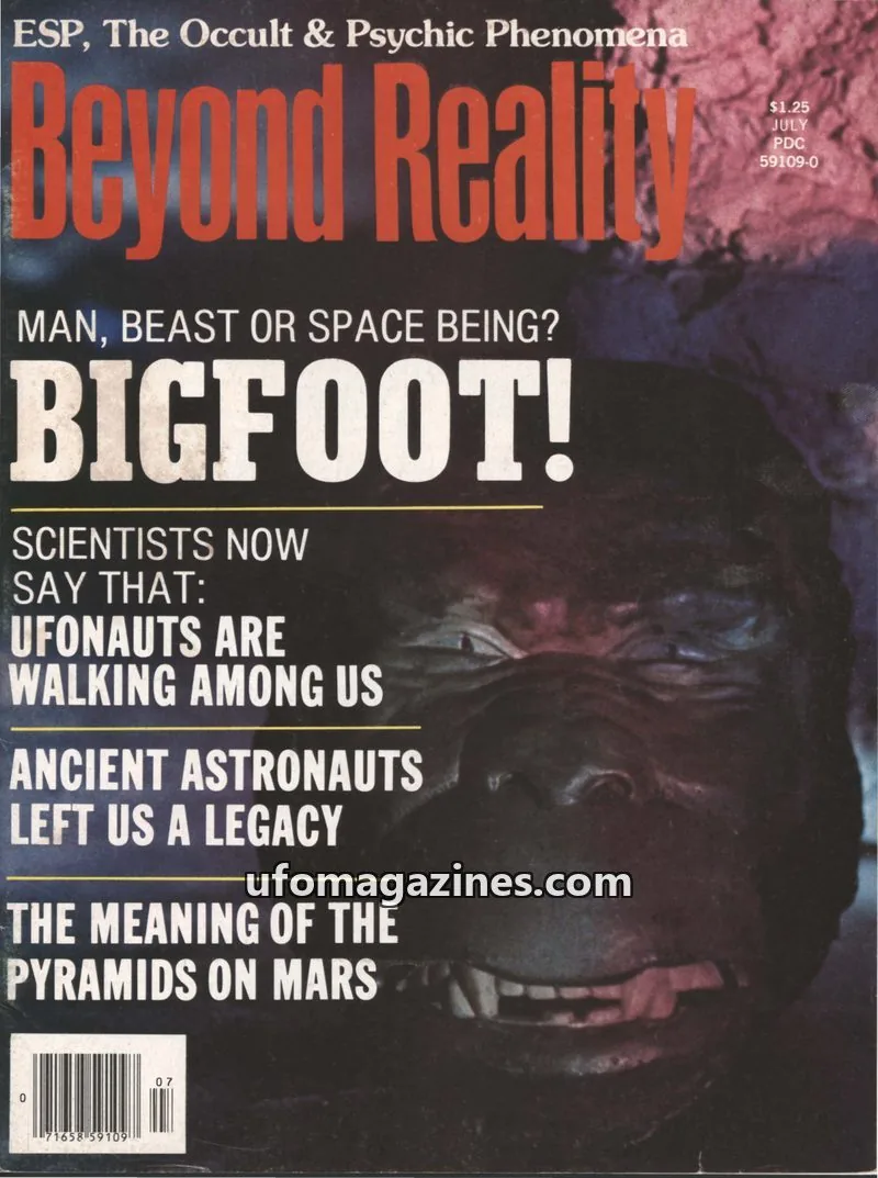 Cover of Beyond Reality magazine issue 21: Beyond Reality