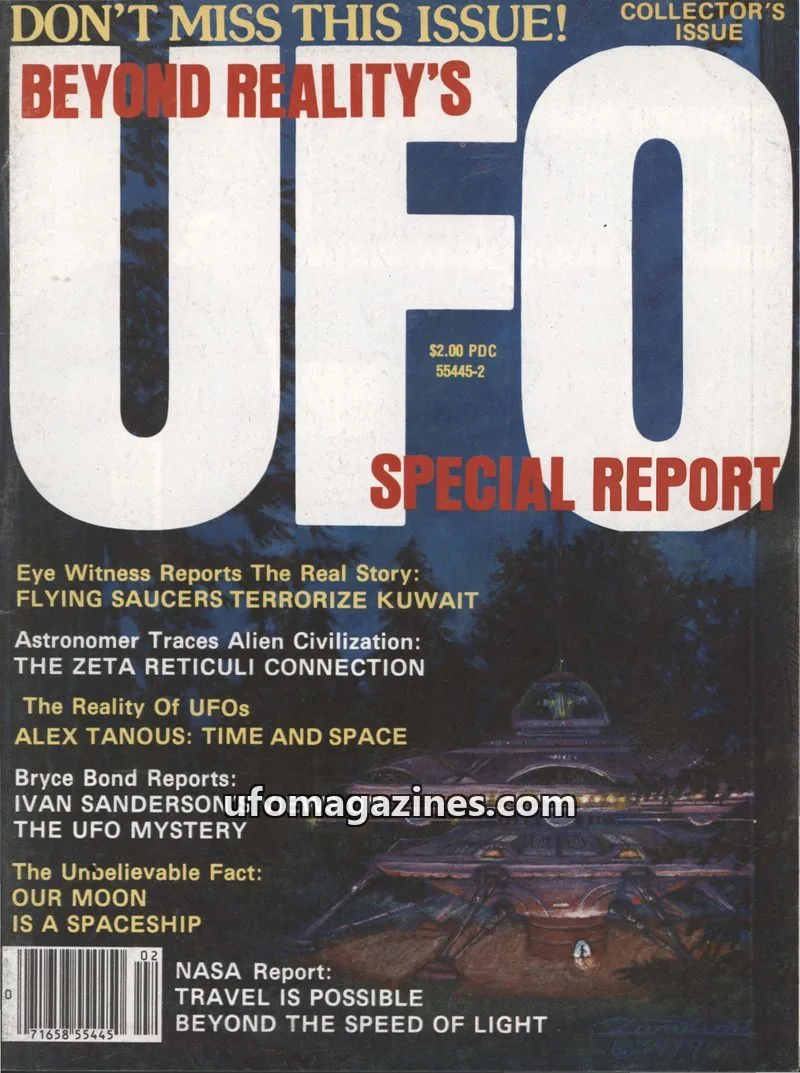 Cover of BRM Publications issue 2: Beyond Reality's UFO