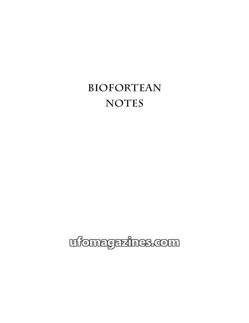 Cover of COACHWHIP PUBLICATIONS issue VOLUME 2: BIOFORTEAN NOTES