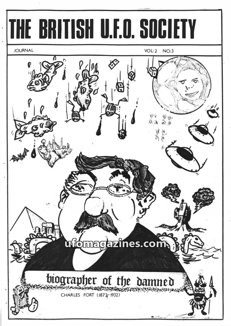 Cover of THE BRITISH UFO SOCIETY issue VOL:2 NO:3: THE BRITISH U.F.O. SOCIETY JOURNAL